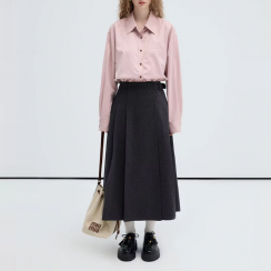 Womens Spring Street Pleated Skirt