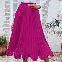 3 Pcs Spring Solid Elegant Skirt For Women