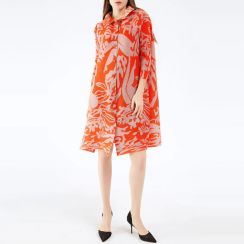 5 Pcs Spring Stand Collar Single Breasted Dress Shirt With Belt